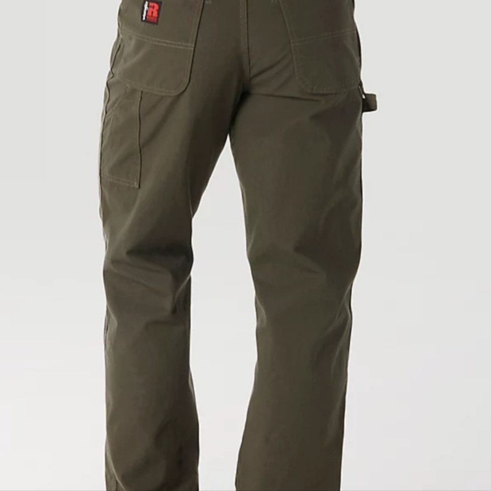 Wrangler RIGGS Workwear Carpenter Pant Size 32-30 Dark Green
